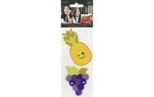 SandyLion Sticker Embroidered Pineapple  Grapes