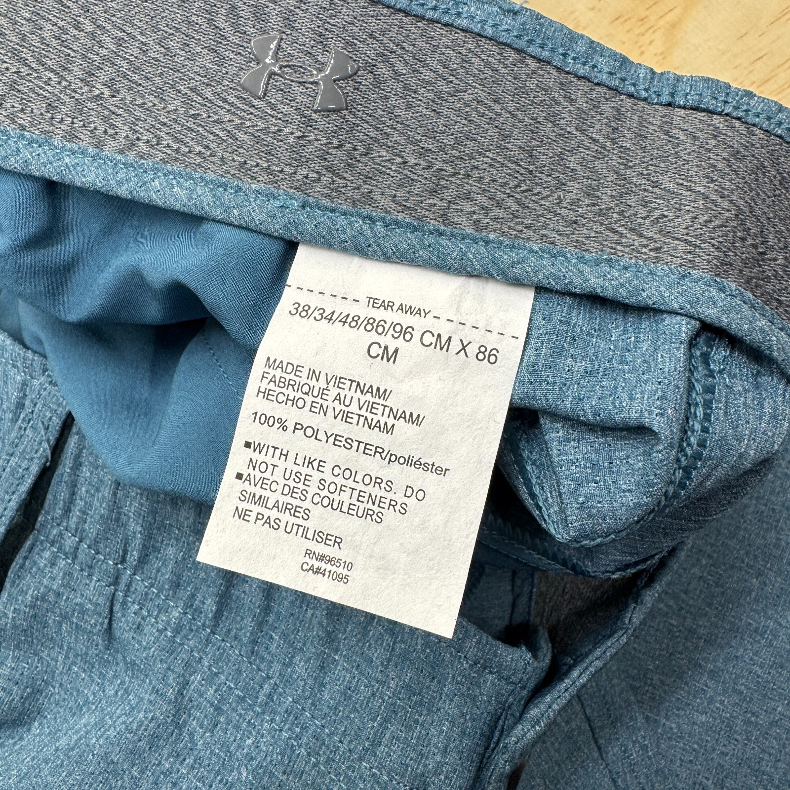 NEW Under Armour Golf Vented Pants Teal Heather Mens 38 x 34 1377358 414 thumbnail 7