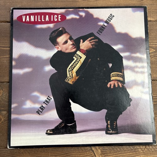 2 Vanilla Ice 12" vinyl records Play That Funky Music Ice Ice Baby SBK 1990
