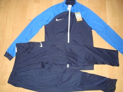 Nike Dri-Fit Trainingsanzug Herren Unisex Blau Größe M:  Neu mit Etiketten