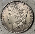 1890 BU GEM MORGAN SILVER DOLLAR UNC MS+++ PL U.S. MINT RARE COIN CLEN CHICK