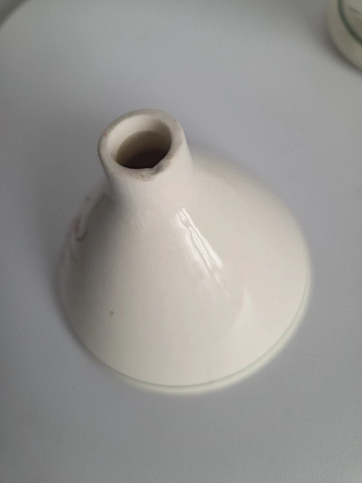 Embudo de cuatro piezas de cerámica aceite y vinagre doble cuello, cuchara para ensalada y tenedor Foto 2 de 4