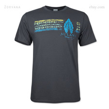 Disney Aulani Hawaii Resort & Spa Gray T-Shirt Graphics Front & Back | L (40)