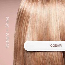 Conair Double Ceramic Hair Straightener Flat Iron with 1 Inch open box 8