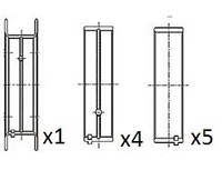 Fai Autoparts BM1009-STD Kurbelwellenlager FüR Fiat,Iveco,Uaz