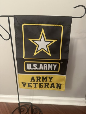 #ad NEW United States Army Veteran Double Sided Garden Flag 18quot; x 12quot; Military $9.99