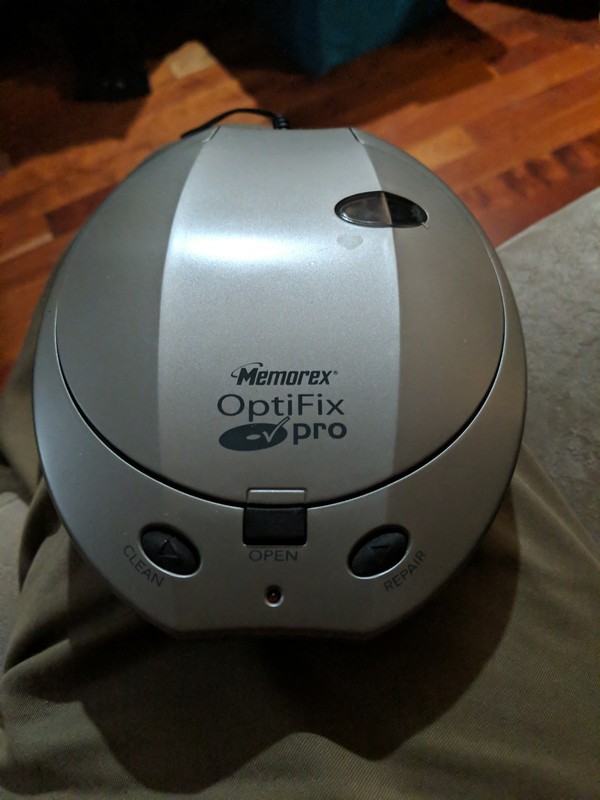 Memorex OptiFix Pro-ET 32028007 CD DVD Video Game Disc Repair & Cleaning System