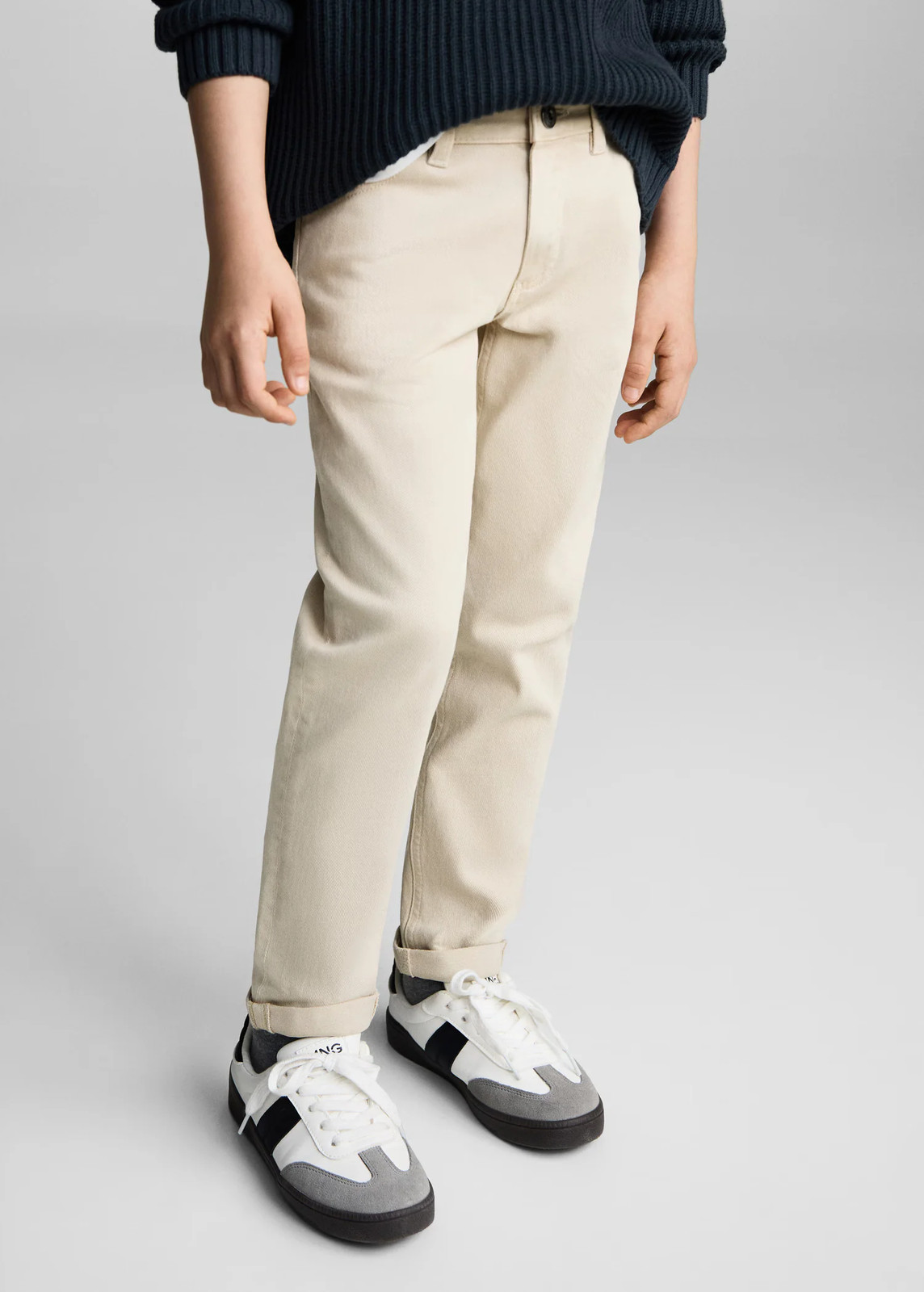 MANGO Straight-Leg Cotton Jeans for Boys &ndash; Size 9
