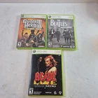Xbox 360 Rock Band, Guitar Hero Legends of Rock, AC/DC Live 3-Game Bundle