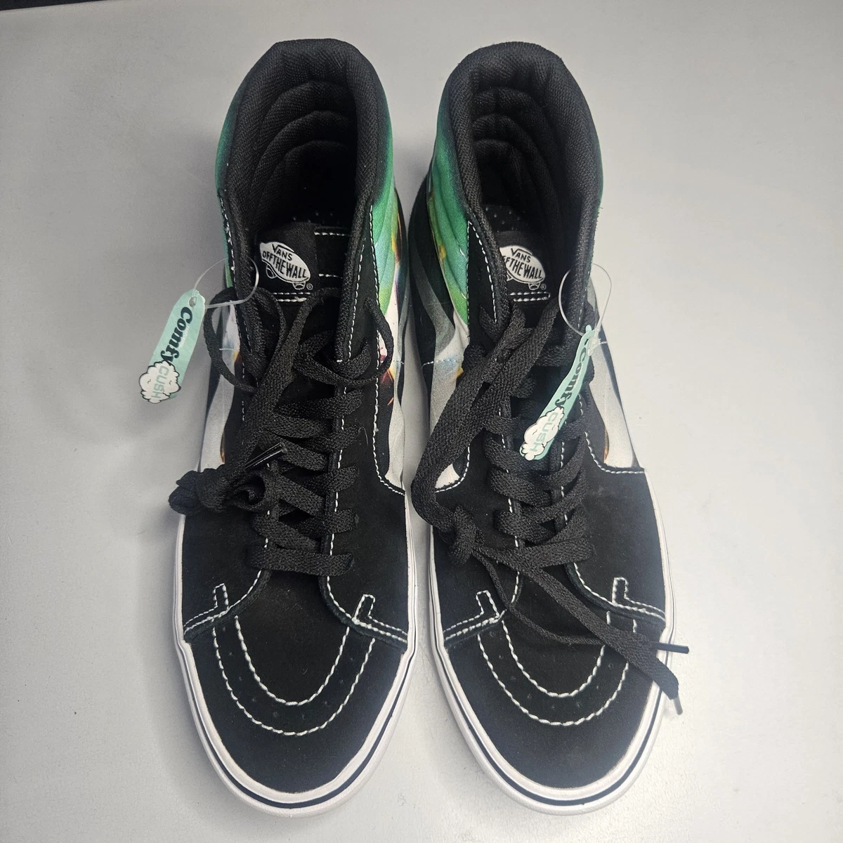 Vans Mens Shoes 9.5 Sk8 Hi ComfyCush Formula 66 Racecar  display picture 1
