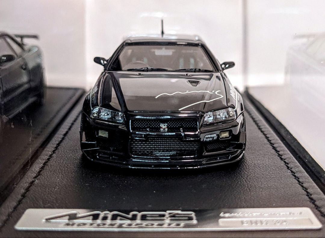Ignition Model 1/43 Nissan Skyline Gt-R Mines R34 Minicar | eBay