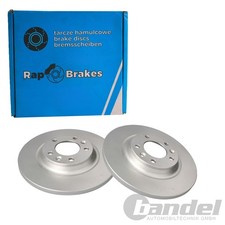 2x RAP BRAKES BREMSSCHEIBEN 290mm VOLL HINTEN passend für CITROËN C5 PEUGEOT 407