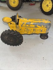 Antique Toy Steel Yellow Tractor