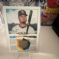Topps Heritage High Number Clubhouse Relics Luis Arraez Padres Memorabilia CCR-…