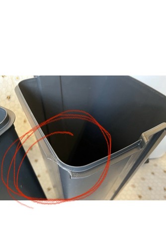 Brabantia Bo Pedal Bin 2 x 30L Inner Buckets White Waste/Recycling Kit**DENTED** - Picture 23 of 24