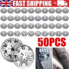 50X FOR VOLKSWAGEN Undertray Exhaust Heat Shield Metal Spring Washer Fixing Clip