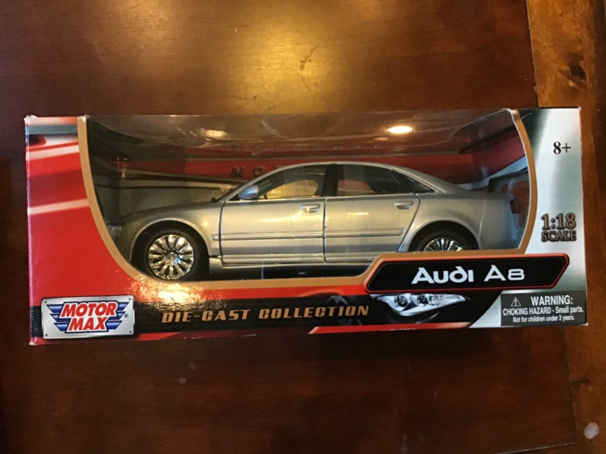1/18 2004年 アウディ A8 Motormax- Audi A8 Silver 1/18 Diecast Model Car by Motormax