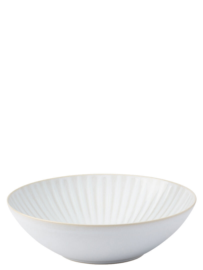 Venus Round White Coupe Bowl Set For Soup Pasta Salad 9.5"" (24Cm) Pack Of 4