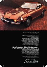 1976 Datsun 280-z Sports Car - Perfection - Decorative Replica Metal Sign