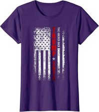 Donald Trump 2024 Take America Back American Flag Ladies' Crewneck T-Shirt