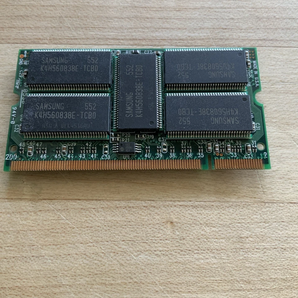 128MB Cisco SODIMM DDR PC-2100 ECC RAM Memory Module CIS-15-7331-01 - Image 2 of 2