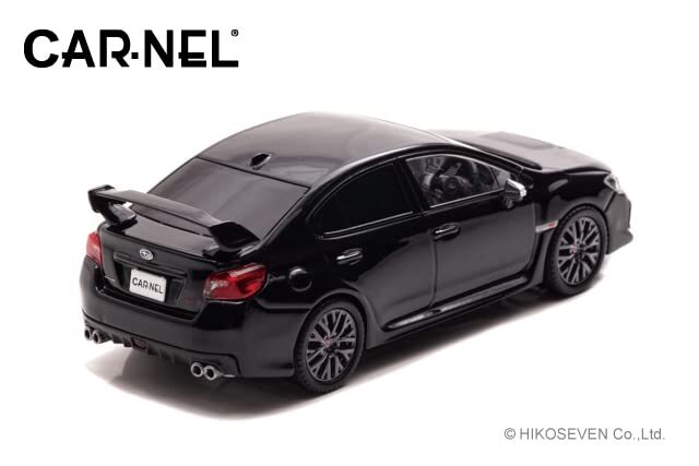 CARNEL 1/43 スバル WRX STI Type S Black CARNEL 1/43 SUBARU WRX STI Type S (VAB) 2018 Crystal Black