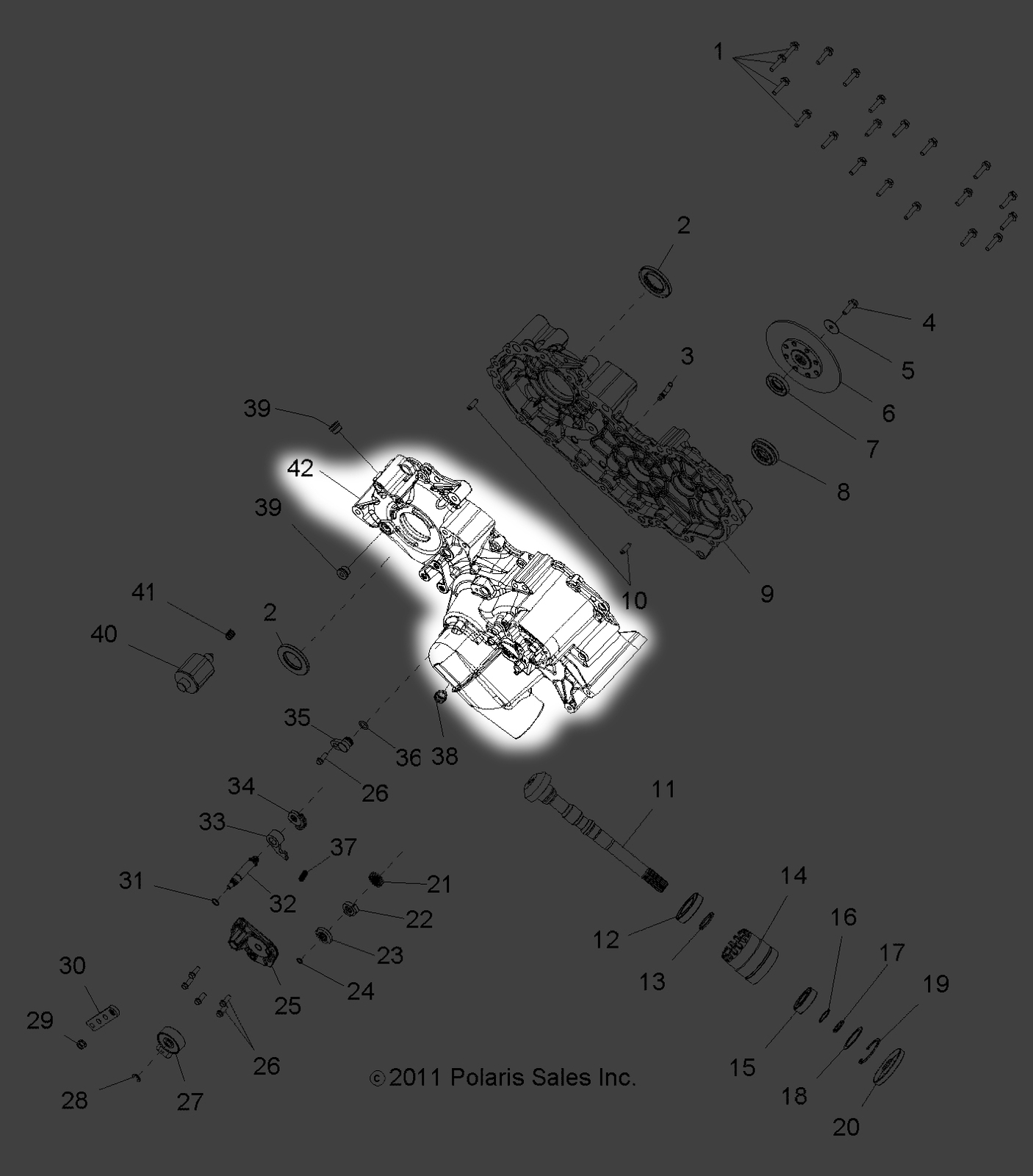 Polaris Case Right Genuine OEM Part 3235343 for sale online | eBay