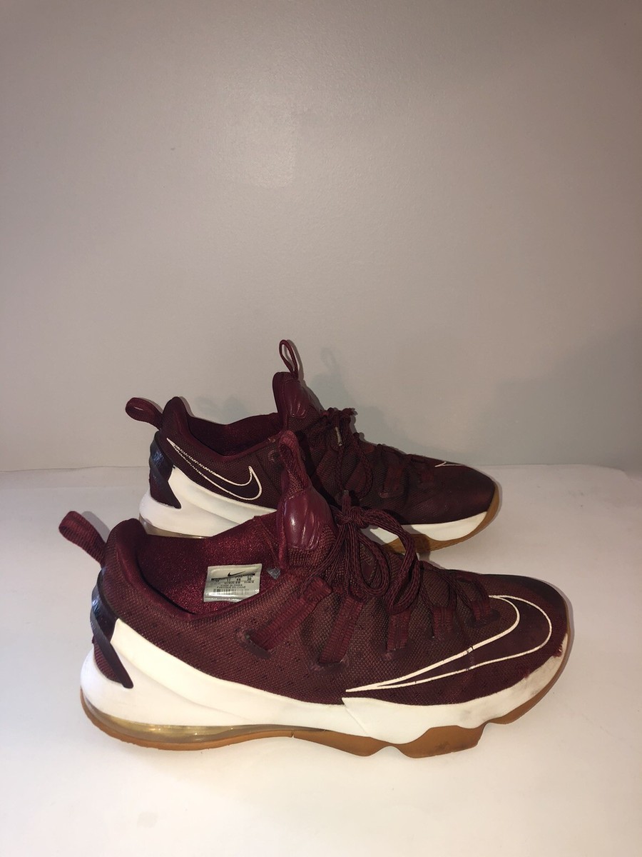 Size 12- Nike LeBron 13 Low Team Red 831925-610