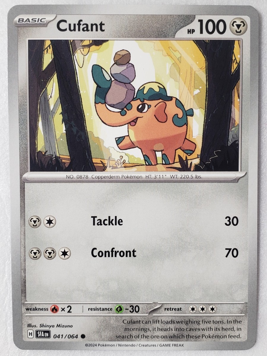 Cufant 041/064 NM / M - Shrouded Fable Pokemon Card - $2 Combined Shipping Cufant 041/064 NM / M - Shrouded Fable Pokemon Card - $2 Combined Shipping