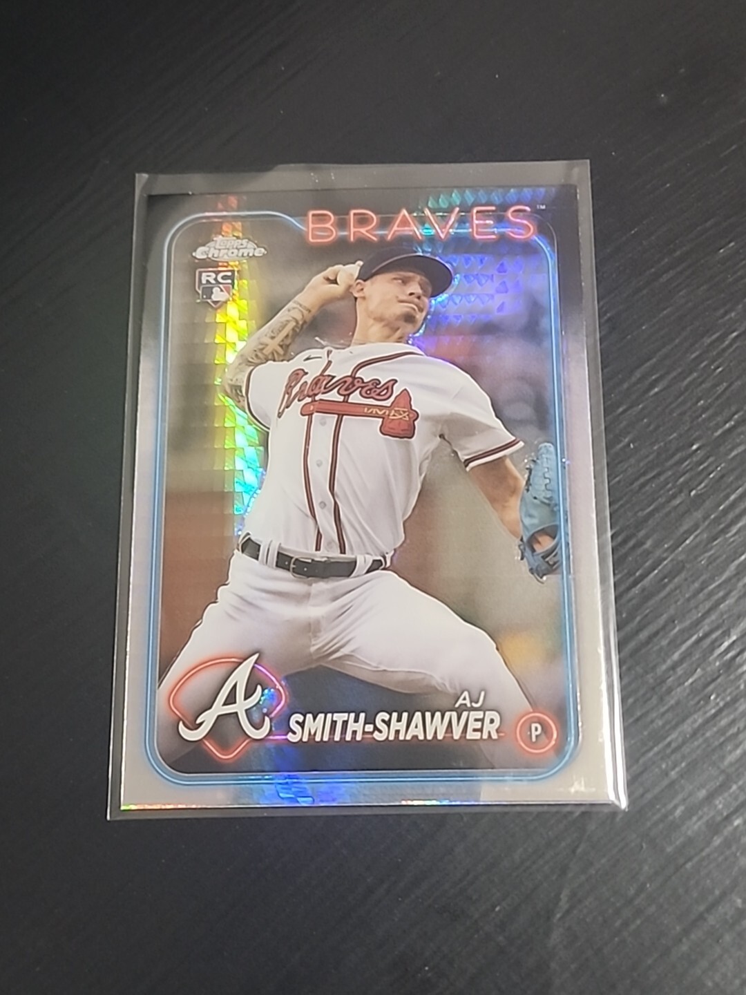 2024 Topps Chrome - AJ Smith-Shawver Prism Refractor RC #19
