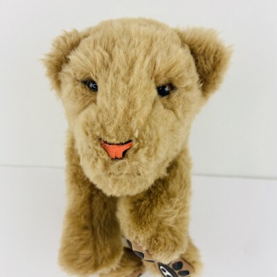 Wow Wee Leopard Cheetah Lion Cub Baby Interactive Moves Sound Plush Stuffed Toy