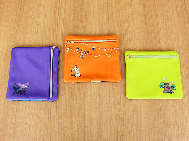 Pokemon Center Original Halloween Festival Flat pouch case Celebi