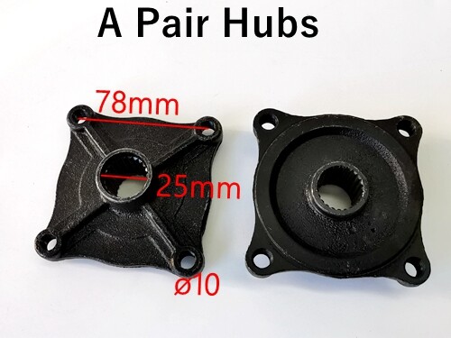 23 Tooth Spline 4 Stud Wheel Rear Axle Hub 150cc 200cc Quad Dirt
