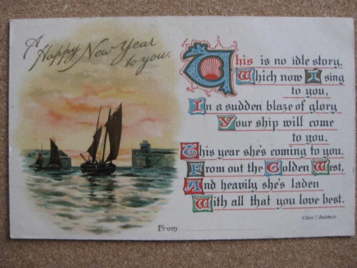 Ernest Nister Greetings Single Unit Collectable Non-Topographical Postcards