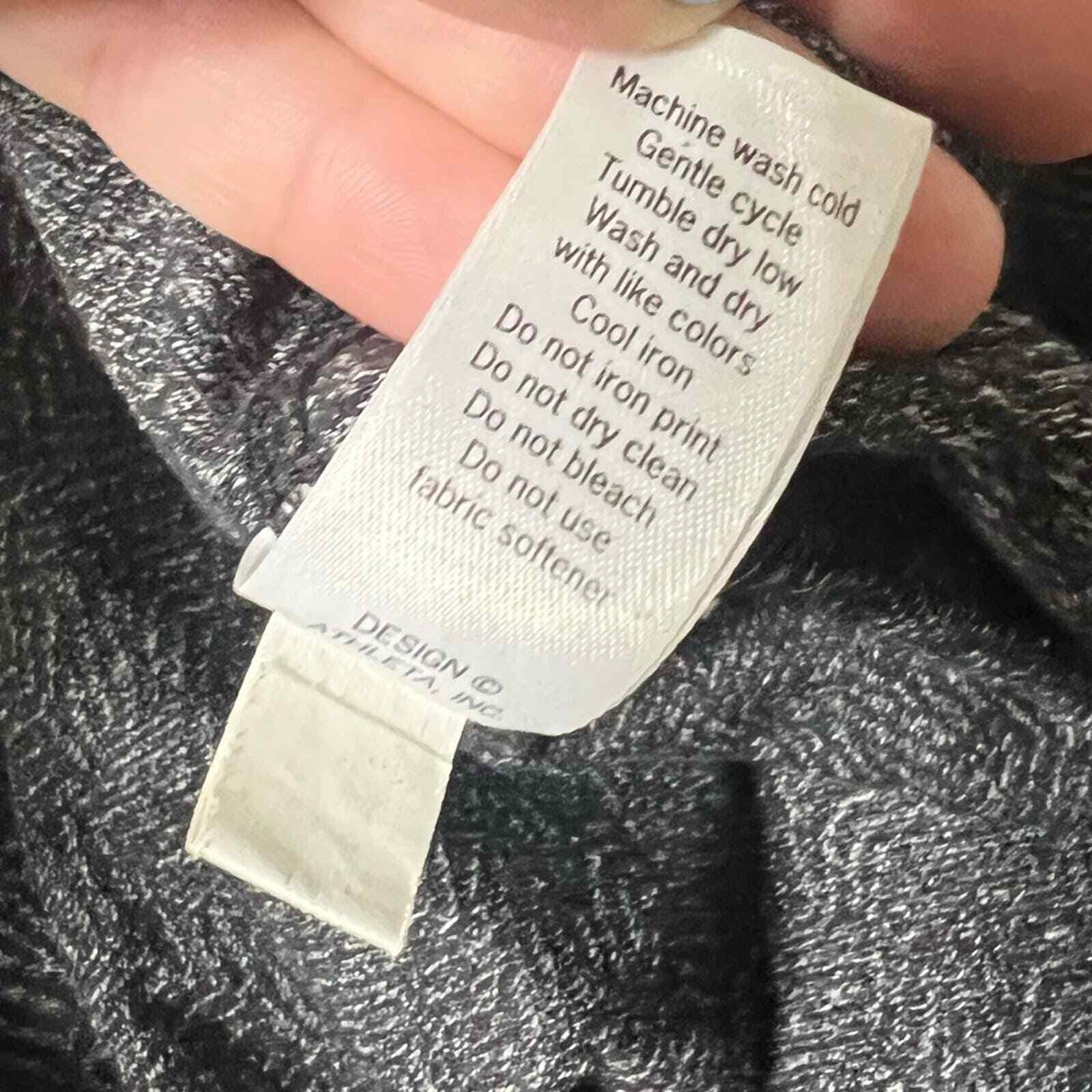 Athleta gray patterned crop cropped athletic legg… - image 11