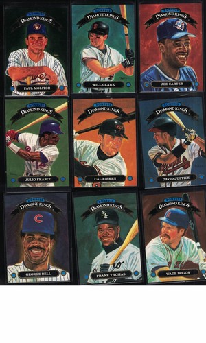 1992 Donruss Diamond Kings Complete Set *all 27* NRMT