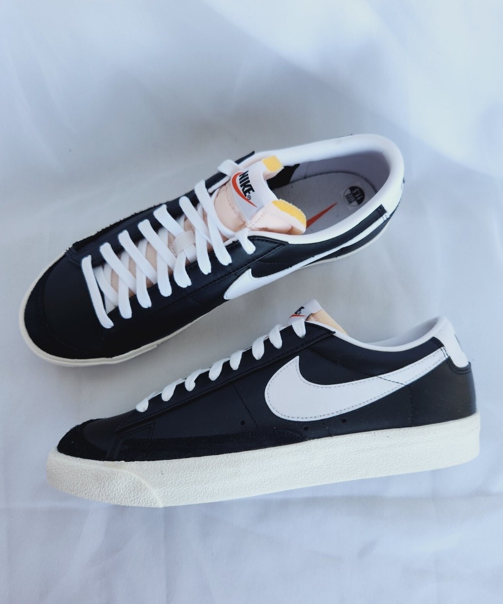 11.5 MEN'S NIKE BLAZER LOW 77 VINTAGE BLACK WHITE SNEAKERS 11.5 MEN'S NIKE BLAZER LOW 77 VINTAGE BLACK WHITE SNEAKERS
