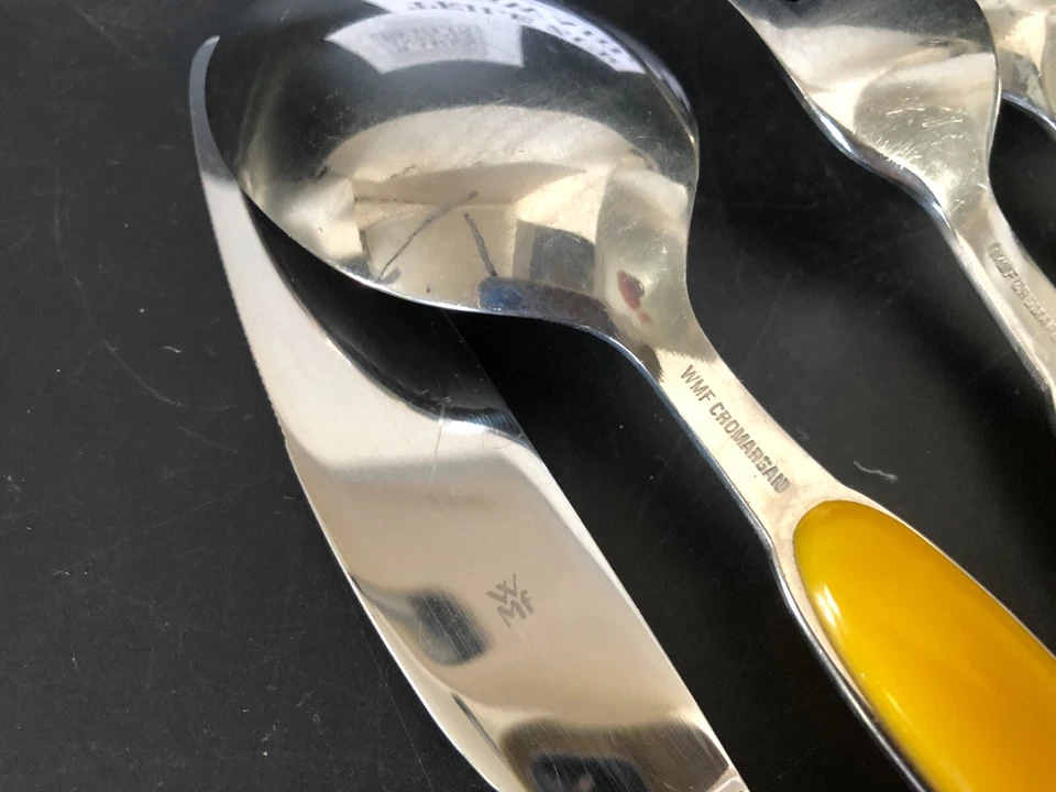 Fantasia gelb blau WMF Cromargan Besteck➡️TEILE z. AUSWAHL➡️Griff m. Kunststoff - Bild 3 von 4