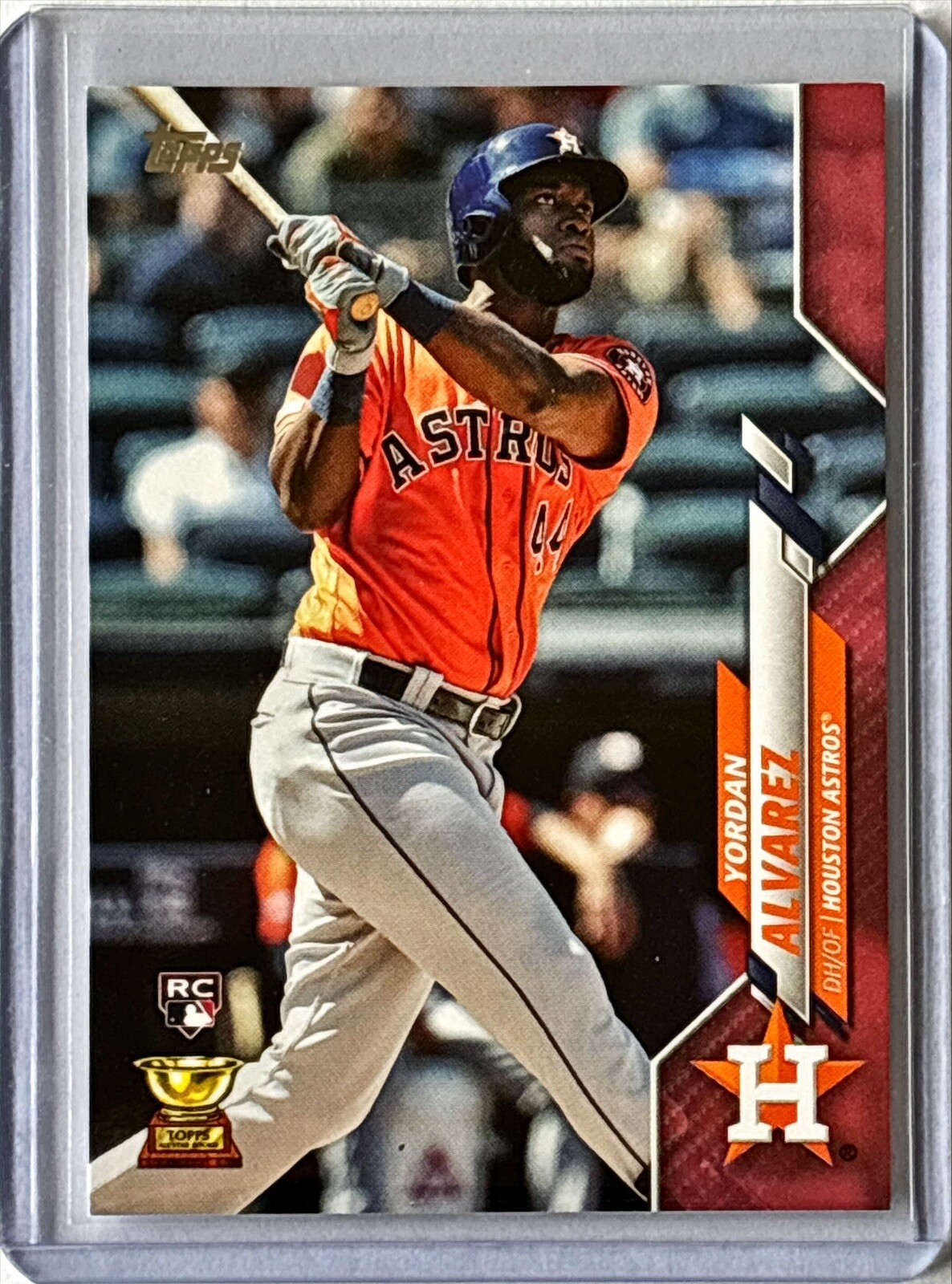 2020 Yordan Alvarez Topps Series 1 Mothers Day Pink #/50 RC Rookie #276