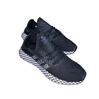 New Adidas Deerupt Runners Sneakers Size 5.5 US Black Mesh Unisex