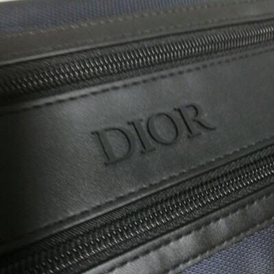 Dior 専用 Dior Beige Black Dior Oblique Jacquard Pouch With Strap