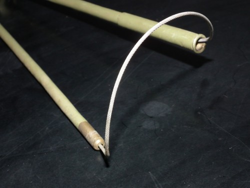 NOS frusta militare pieghevole HF VHF antenna AT-1a 2 elementi 2,56 piedi 78 cm - Foto 8 di 11