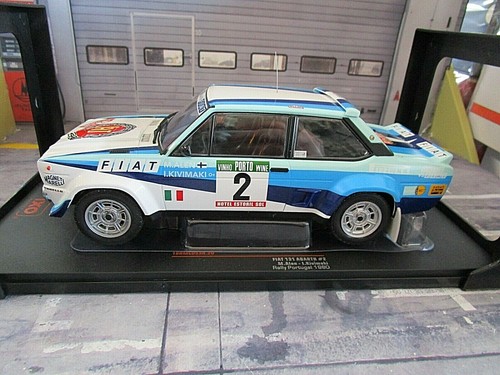 Fiat 131 Abarth Rally Portogallo Mondiali 1980 2° Piazza #2 Alen Kivimäki IXO RARO 1:18 - Foto 2 di 6