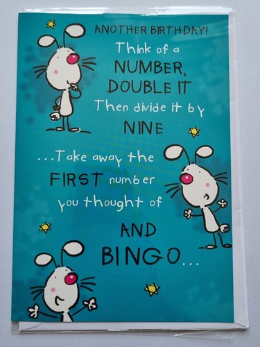 Humour Funny Joke Birthday Card Male Female Boy Girl Multi Listing Free P&P NEW - Picture 10 of 65