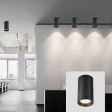 Cylinder Aluminum Surface Mounted Spot Light Fixture Housing Led Ceiling Light