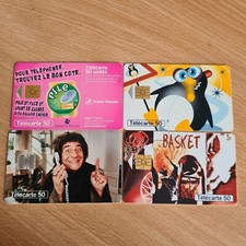 Carte téléphonique / télécarte vintage 50/120 unités aux choix liste