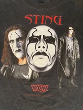 Sting Black Scorpion 1990s Short Sleeve Black  All Size shirt VC455