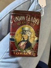 ADVERTISING  EMPTY  UNION LEADER Redi Cut VERTICAL  POCKET TOBACCO