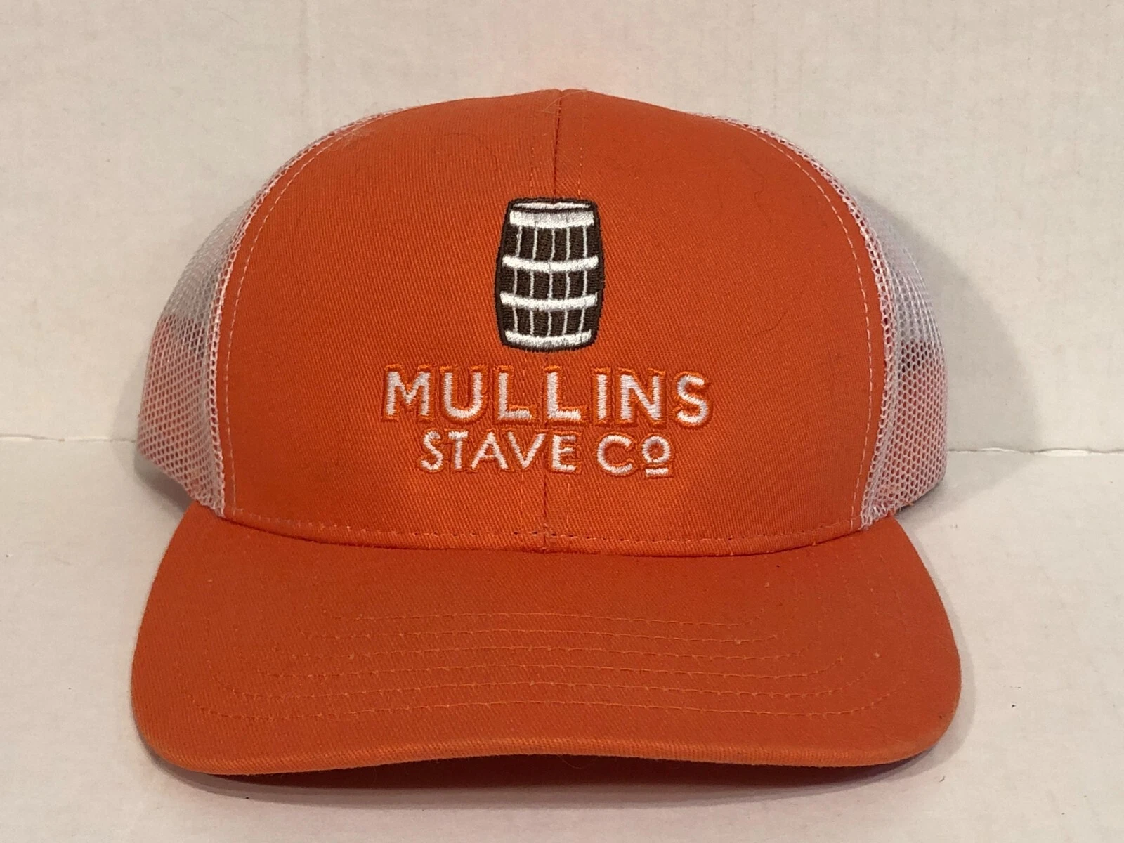 Outdoor Cap Mullin Stave Co Men's Orange Logo Adjustable Snapback Trucker Hat
