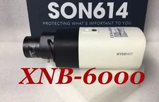 Wisenet XNB-6000 Security IP Network Color Camera W/2MP IR Lens 2.8-9mm D/N WDR